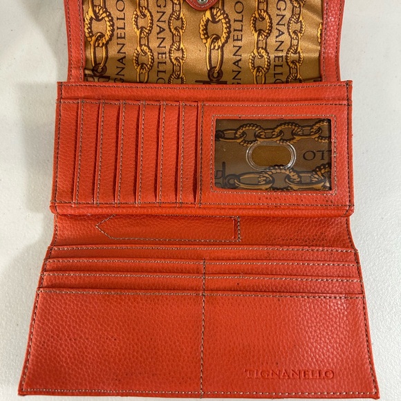 Tignanello burnt orange wallet - Picture 3 of 9